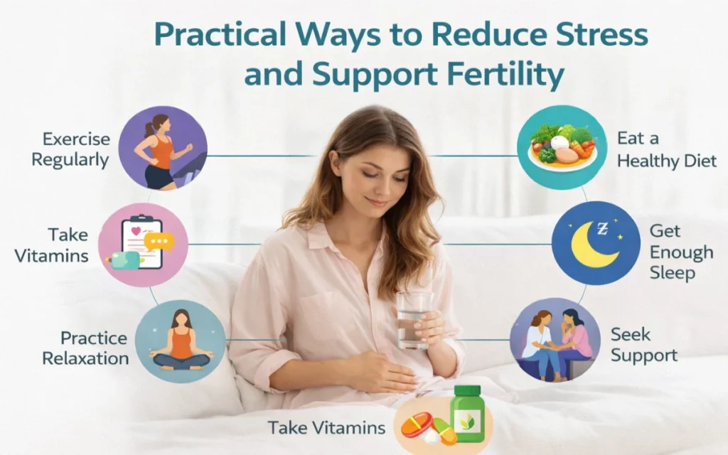 Protect your reproductive health! Learn how stress impacts fertility and discover proven ways to stay calm with expert advice from Dr. Neha Lalla.